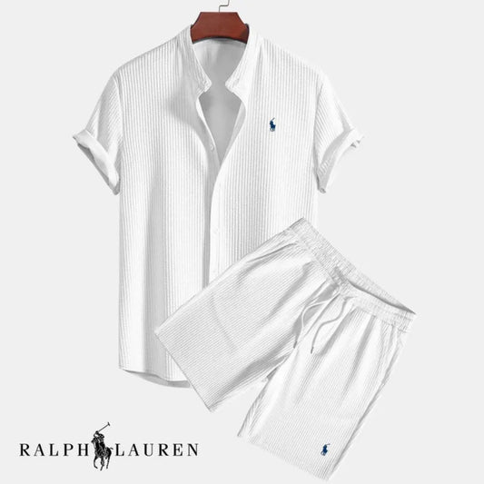 Premium Ice Silk Set (Shirt + Shorts)